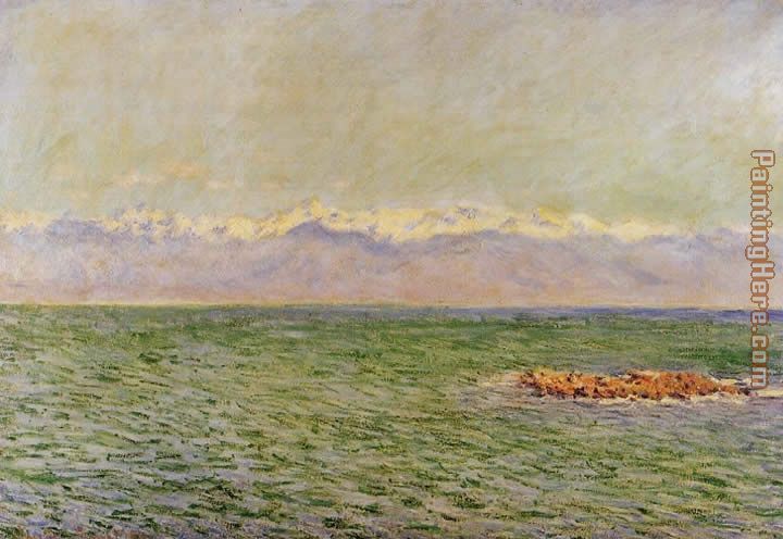 Claude Monet The Sea and the Alps